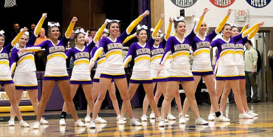 Photo Gallery: Cheerleaders perform on Monday Night